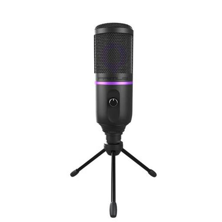 Micrófono Profesional Primus Gaming Éthos 100T, Tipo Condensador, Plug & Play, Negro (ex)