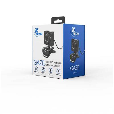 Cámara Web Xtech Gaze con micrófono 640x480 Wired USB XTW-480 (ex)