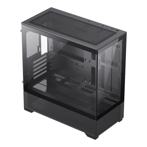 Gabinete Game VISTA MB 3 FAN RGB CON CONTROLADOR SIN FUENTE GAMEMAX