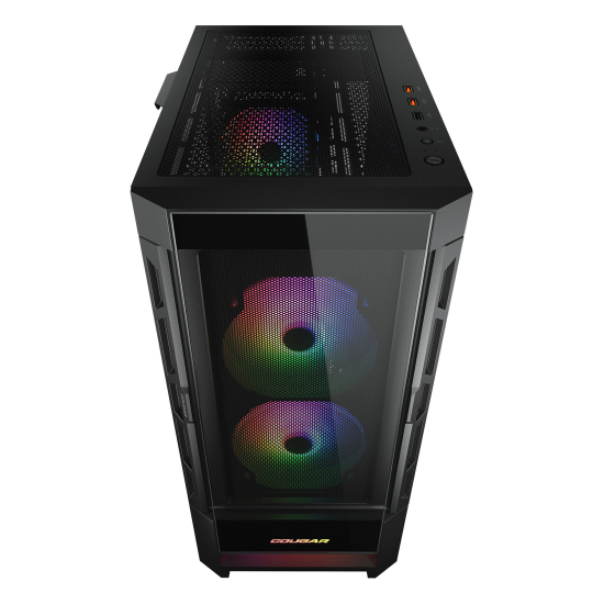 Gabinete Gamer DUOFACE RGB BLACK 3 F/ARGB /MATX/SIN FUENTE COUGAR (ot)