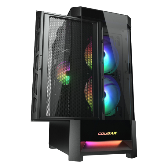 Gabinete Gamer DUOFACE RGB BLACK 3 F/ARGB /MATX/SIN FUENTE COUGAR (ot)