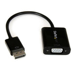 DisplayPort 1.2 to VGA Adapter Converter - DP to VGA Converter with DisplayPort 1.2 Support - Connect your DisplayPort computer to a VGA Projector or Monitor - Black - 1920x1200 - Foto 1