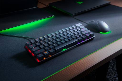 Razer Huntsman Mini Black / Clicky Optical Purple Switch / Inglés (ca)